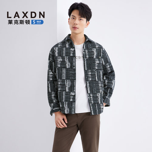 莱克斯顿色织满印休闲衬衫