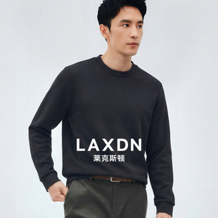 男长袖 莱克斯顿2025秋新款 套头圆领卫衣内搭打底T恤上衣 含羊毛