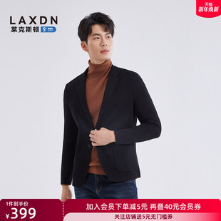 针织弹力 休闲西服西装 亲肤柔软 男修身 外套 莱克斯顿2025秋新款