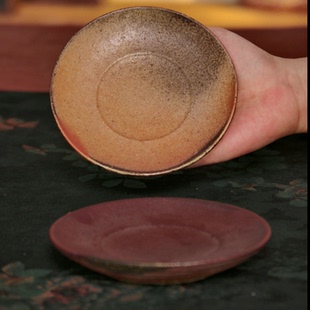 多只选~平碟 口径13高2 林峰老师柴烧 柴烧壶承