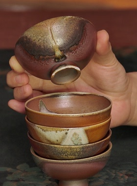 多只选~60ml小碗杯 林峰老师柴烧杯子