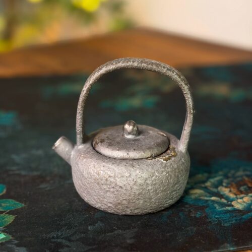 110ml提梁茶壶170号 墨彩泥 林峰老师 柴烧茶壶