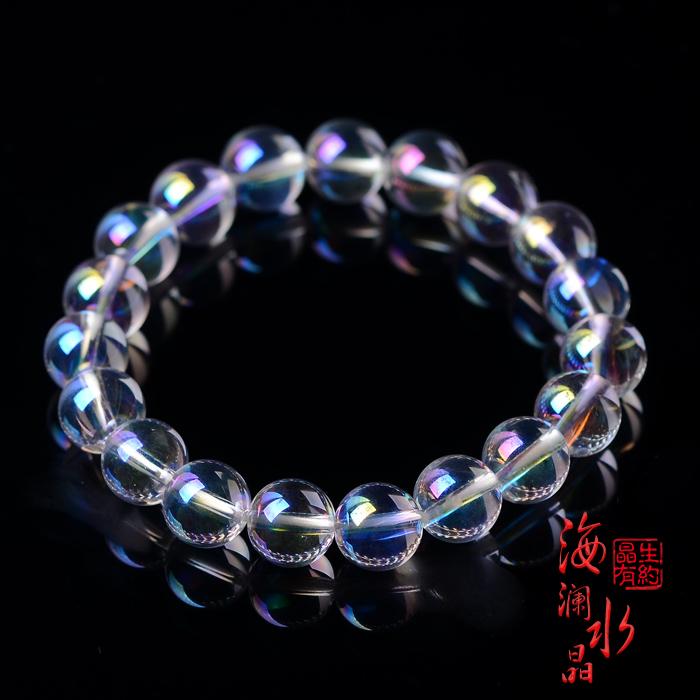 假一赔十水晶手链七彩虹