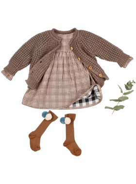 折扣款 现货西班牙Buho 宝宝女童中高筒袜连裤袜连体袜