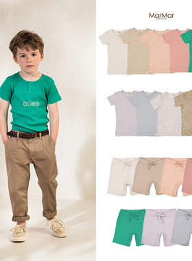折扣款 现货 MarMar 春夏短袖宝宝莫代尔棉T恤上衣家居服短裤