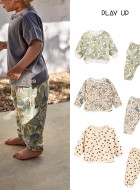 折扣款 现货葡萄牙Play Up 婴儿男童女童有机棉卫衣