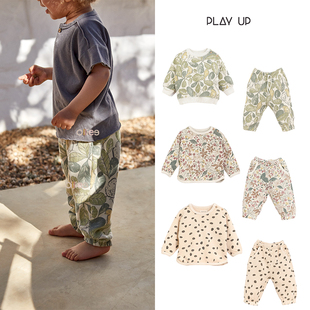 折扣款 现货葡萄牙Play Up 婴儿男童女童有机棉卫衣