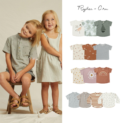 春夏新款男童短袖女童可爱T恤