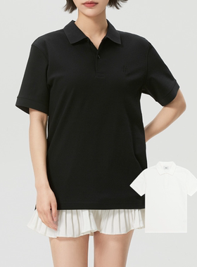 国内现货MLB男女26新款小标运动POLO衫凉感休闲T恤短袖3APQB0163