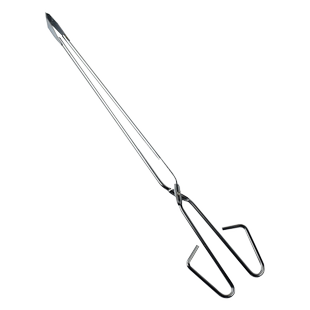 户外木炭夹子户外烧烤碳夹加长烧火钳家用炉灶生火煤炭扁头取炭夹