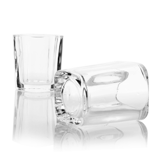 70ml方形加厚透明玻璃子弹杯一口杯白酒杯洋酒杯创意家居实用酒具