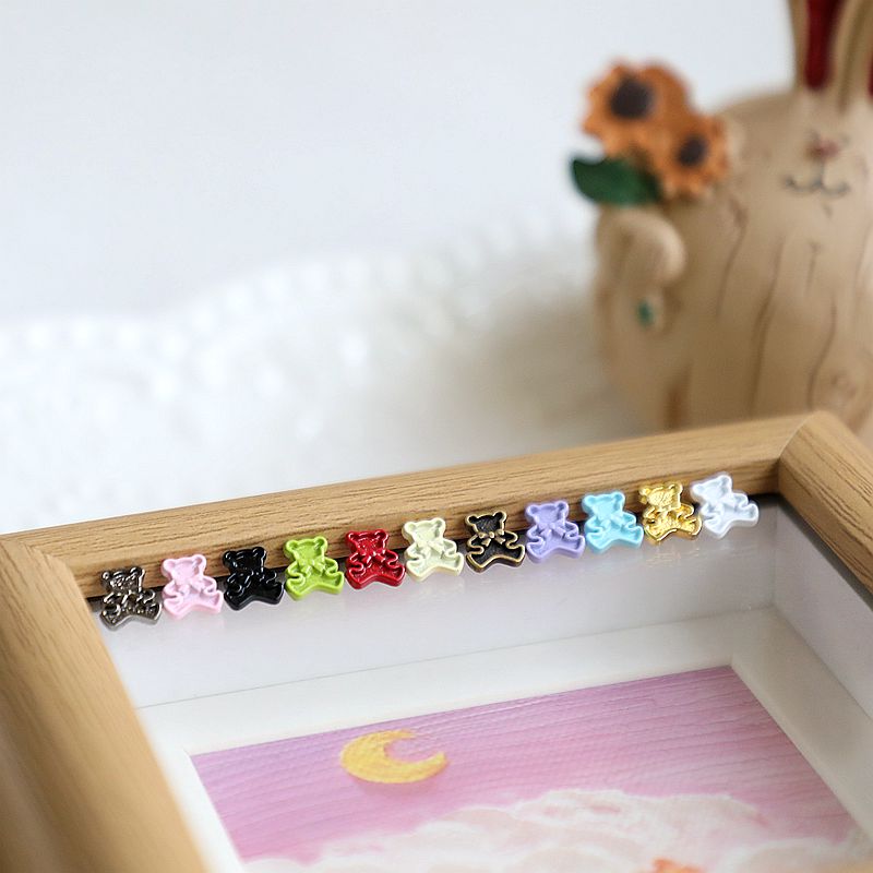 8mm小熊脚纽迷你可爱扣子 玩偶bjd4分6分棉花娃娃用配件娃衣辅料