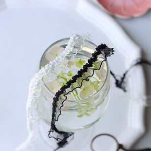 皱褶弹力木耳花边辅料 设计 DIY布艺衣服裙摆家纺装 饰松紧带服装