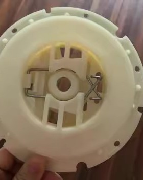 洗地机针盘中心定位器白色固定卡扣刷盘扣原装凯驰卡扣