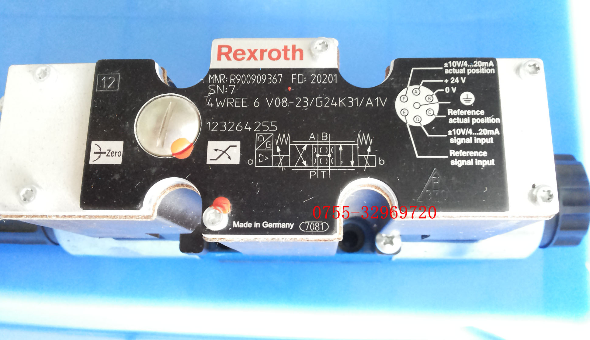 力士乐Rexroth全新原装4WREE 6 V08-23/G24K31/A1V