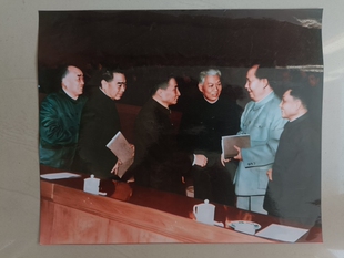 高清六大伟人毛主席周总理刘少奇朱德邓小平陈云彩色老照片