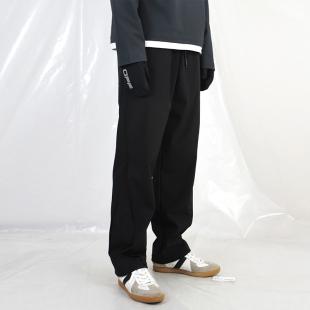 日本东丽防风防水透气加厚软壳宽松直筒运动休闲长裤 HEIRS LAST