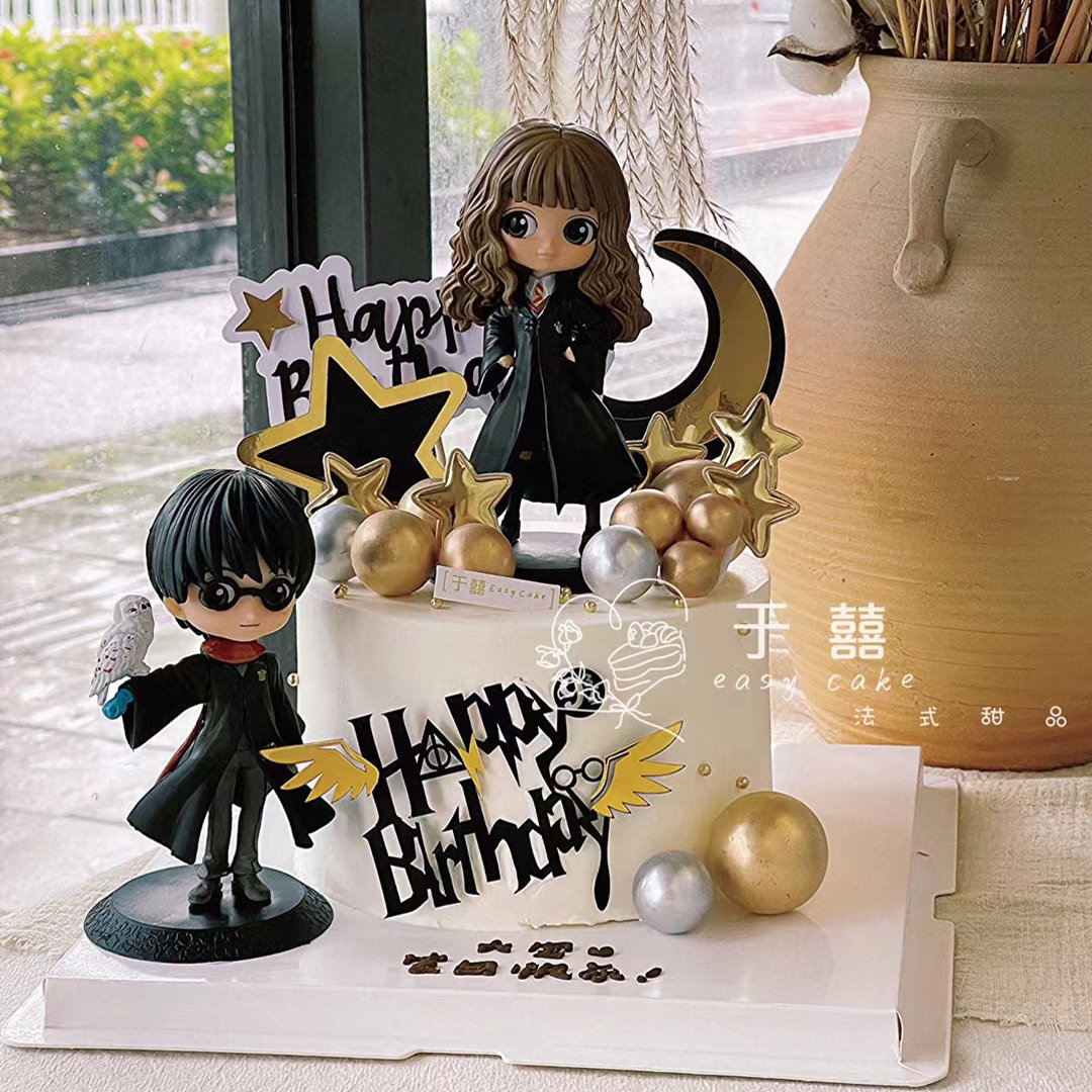 派对生日蛋糕装饰摆件实心pvc