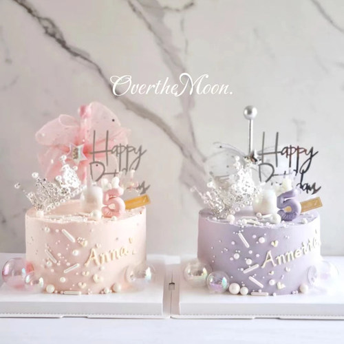 蝴蝶结钻石珍珠小皇冠摆件插件