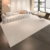 The new carpet for the living room and bedroom is light luxury, high-end and simple. The sofa is fully covered with floor MATS, and the coffee table can be used to wipe the bed thumbnail 3