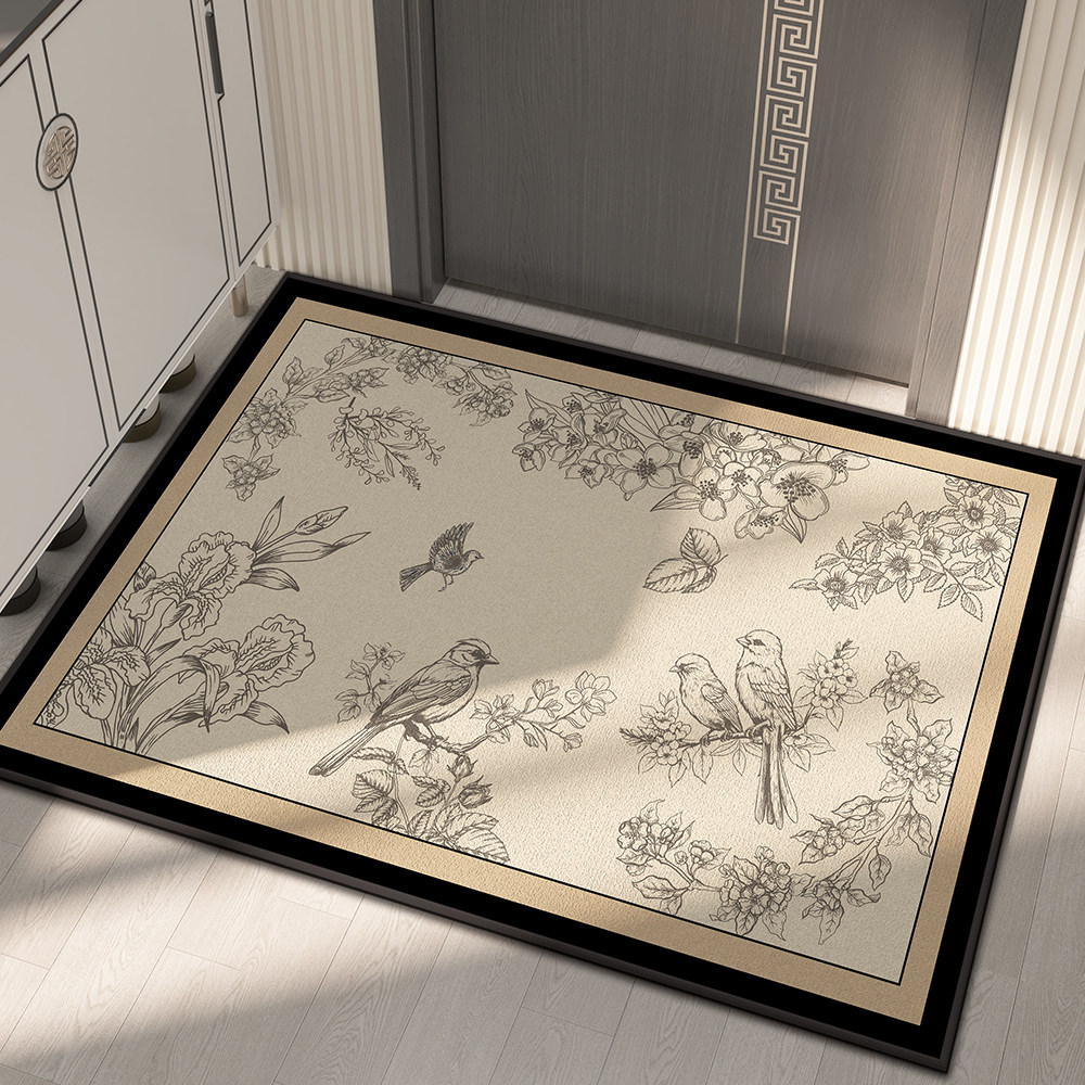 复古入户地垫比利时圈绒防水防滑2025轻奢高级门口可裁剪玄关地毯,居家布艺,入户地垫,淘宝优惠券,粉丝福利购,淘宝优惠卷