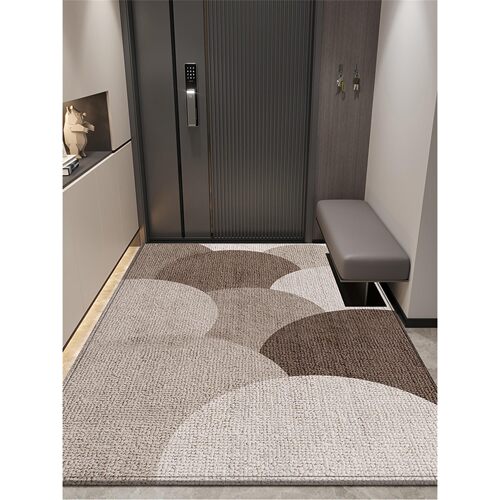 轻奢高级感入户门地垫客厅地毯高端进门玄关防滑脚垫可定制地毯