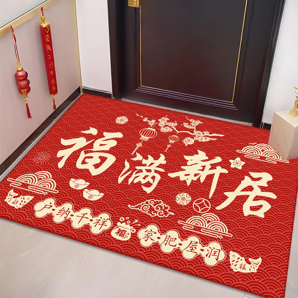 2025新款入户门垫新年地垫