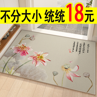 2025新款新中式入户门垫子进门地垫客厅门垫家用门口脚垫卧室地毯