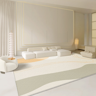 客厅地毯大面积轻奢高级感茶几毯加厚ins风地垫卧室床边毯易打理