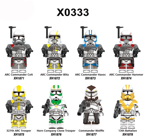 星球大战拼装积木人仔儿童玩具