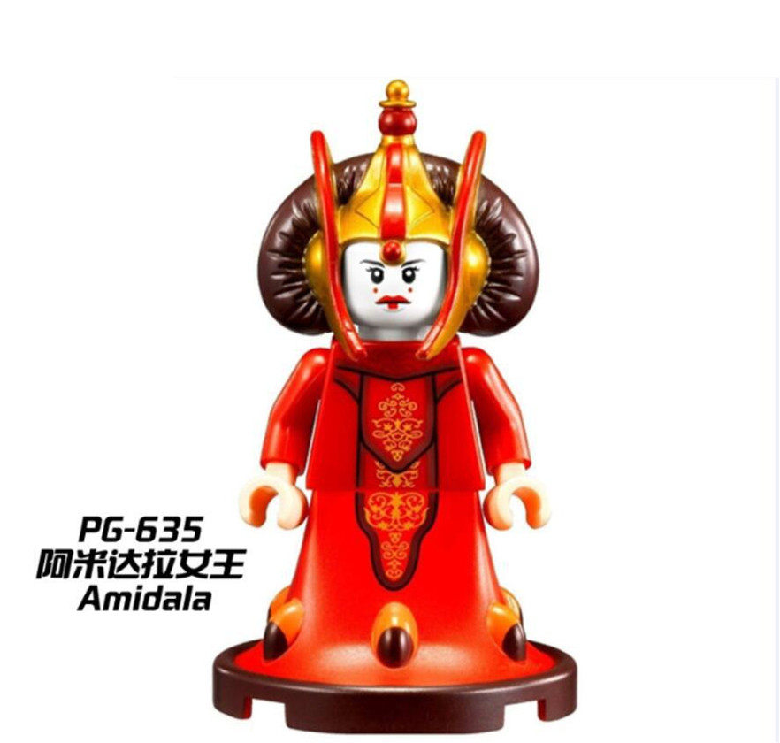 品高PG635星球大战系列阿米达拉女王拼装积木人仔儿童玩具