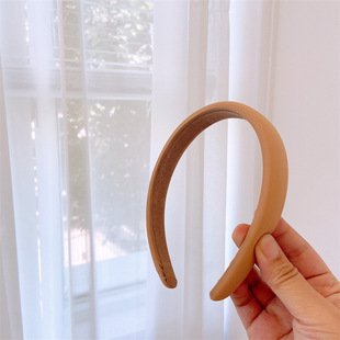 韩版 成人儿童发箍森女超仙网红纯色甜美海绵宽边发箍简约亲子头箍