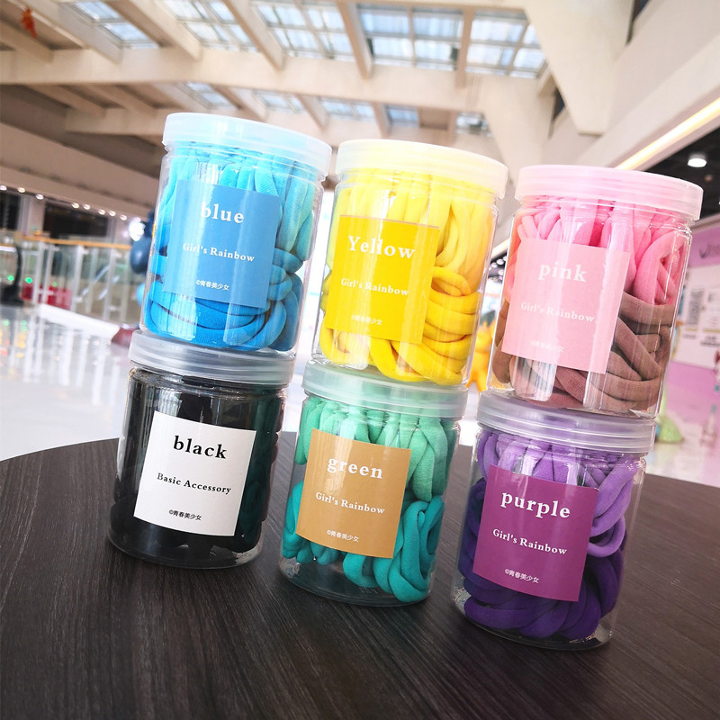 韩版毛巾头绳儿童成人丸子头饰