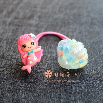 韩版卡通儿童双头发绳皮筋