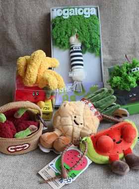 正品国货文创logaloga可爱精致毛绒水果搞笑包挂件挂饰钥匙扣