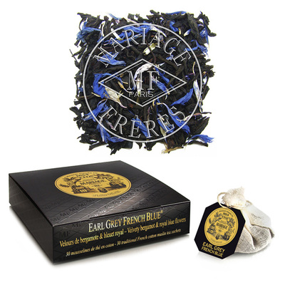 法国法式蓝伯爵红茶包MF伴手礼
