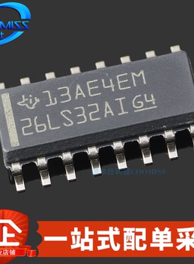 原装 AM26LS32AIDR SOIC-16 四路差分线接收器芯片 4.75V~5.25V