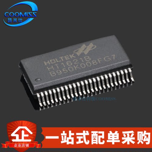 原装 HT1621B 贴片SSOP-48 3线串行LCD驱动器芯片 2.4V~5.2V