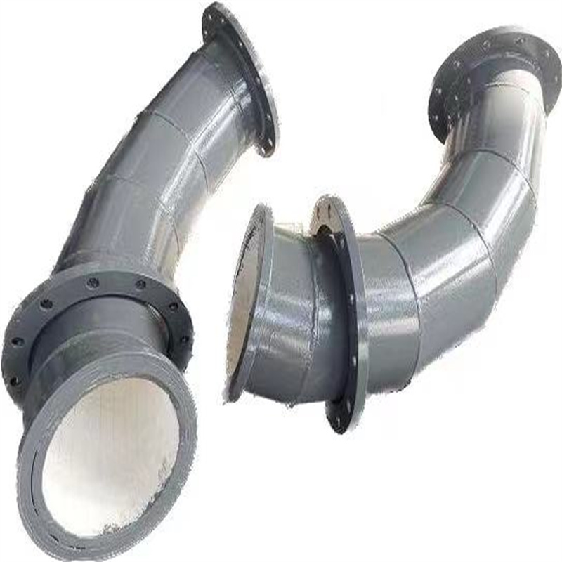 齐乐 KmTBCr20Mo 双金属合金内衬弯头 60°DN125 R=800 法兰型