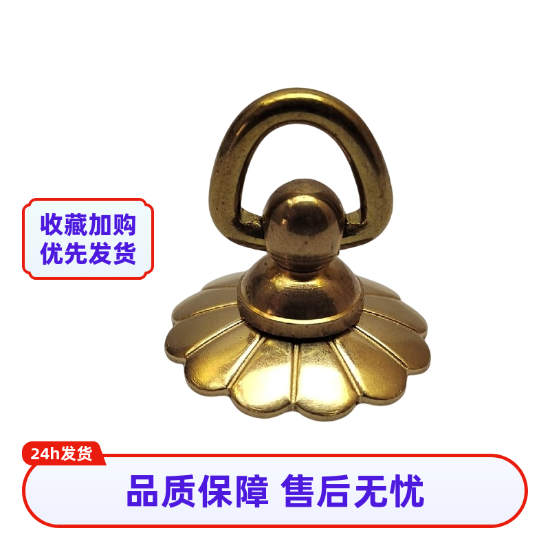 黄铜旋转环手工改造鹿麂角獠牙弹弓钥匙扣抄网其他DIY饰品配件