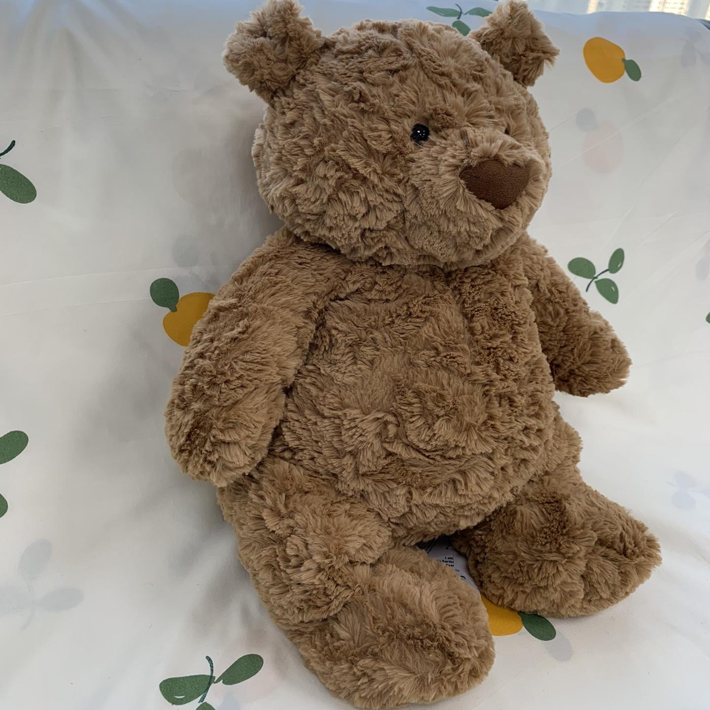 英国吉利猫安抚婴幼儿童毛绒巴塞罗那熊挂饰包包大码超大