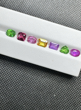 天然蓝宝石、黄色蓝宝石、粉色蓝宝石、沙佛莱