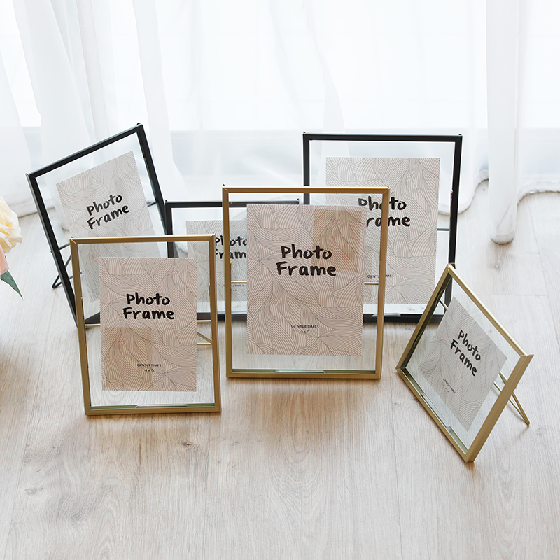 米诺 北欧ins金属猫耳支架相框金色铁艺玻璃相框摆台挂墙照片装饰|ruв категории Домашний быт, рамка/рамка - от Buy2taobao.com для оказания профессиональной услуги покупки агента Taobao