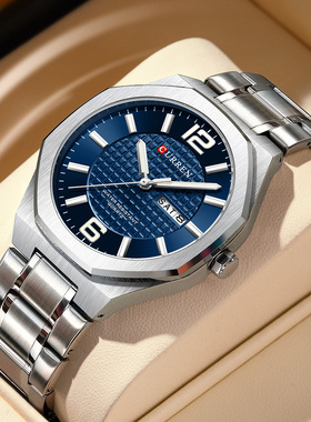 CURREN/8476正品手表男石英机芯手表夜光防水韩版时尚网红款腕表