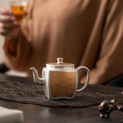 荏仟堂手工壶饕鬄壶百福泡茶壶家用茶道功夫茶具套装公道杯泡茶杯