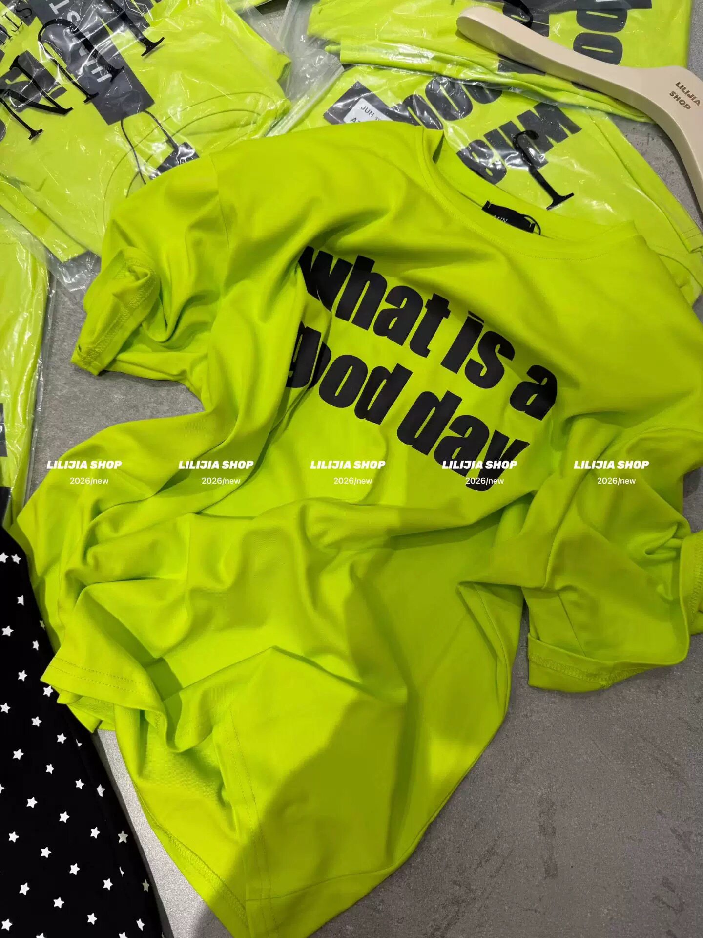 韩国东大门2026春季新款字母印花宽松百搭圆领短袖T恤