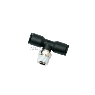 原装Legris乐可利 正T型三通接头BSPT外螺纹3108 14 21  31081421