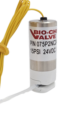 BIO-CHEM 美国百柯流体 电磁夹管阀 075P2NC24-02S 075P2NC12-02S
