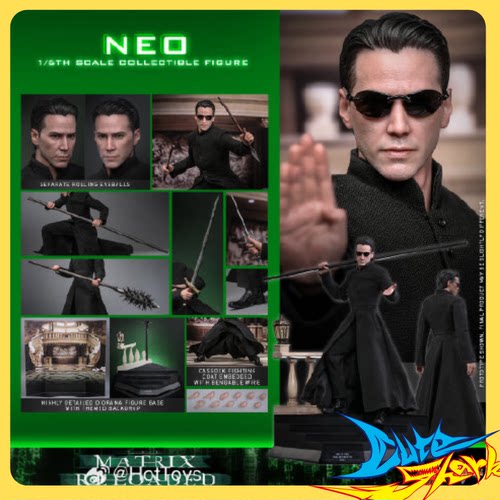 HT Hot Toys 1/6 黑客帝国2 重装上阵 尼奥 MMS868 可动 定金