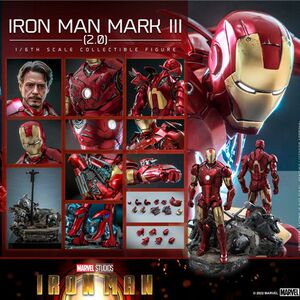 HT hottoys 1/6 MMS664D48 MK3 2.0 钢铁侠 战损版 现货